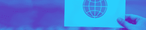 The paper features a globe logo